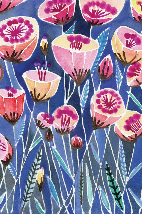 Poppies Of Caliofornia by Sara Franklin wall art