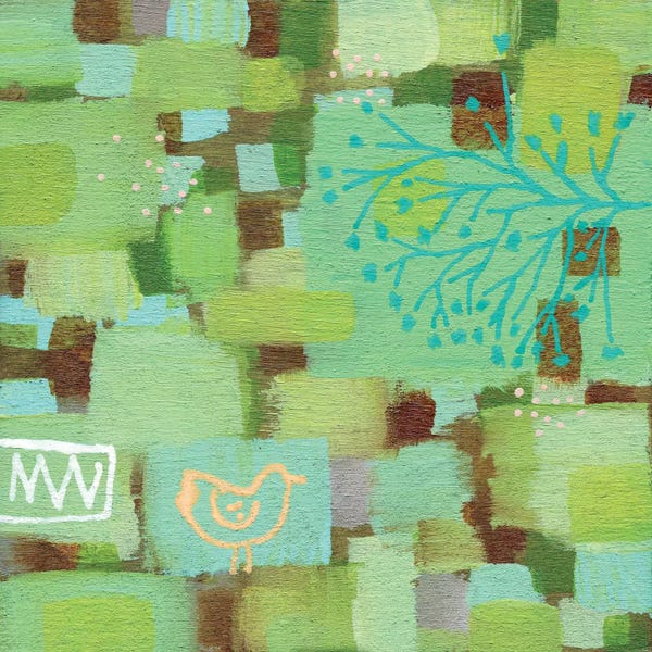 Abstract Floral & Botanical: Reaching by Sara Franklin