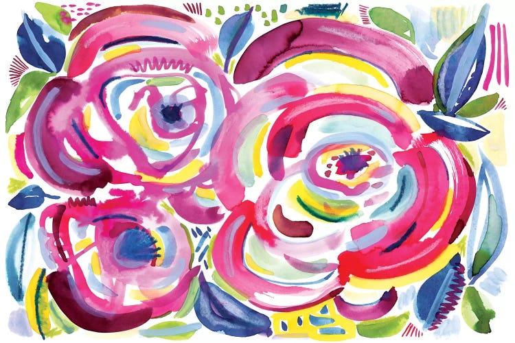 Roses In Bloom by Sara Franklin wall art