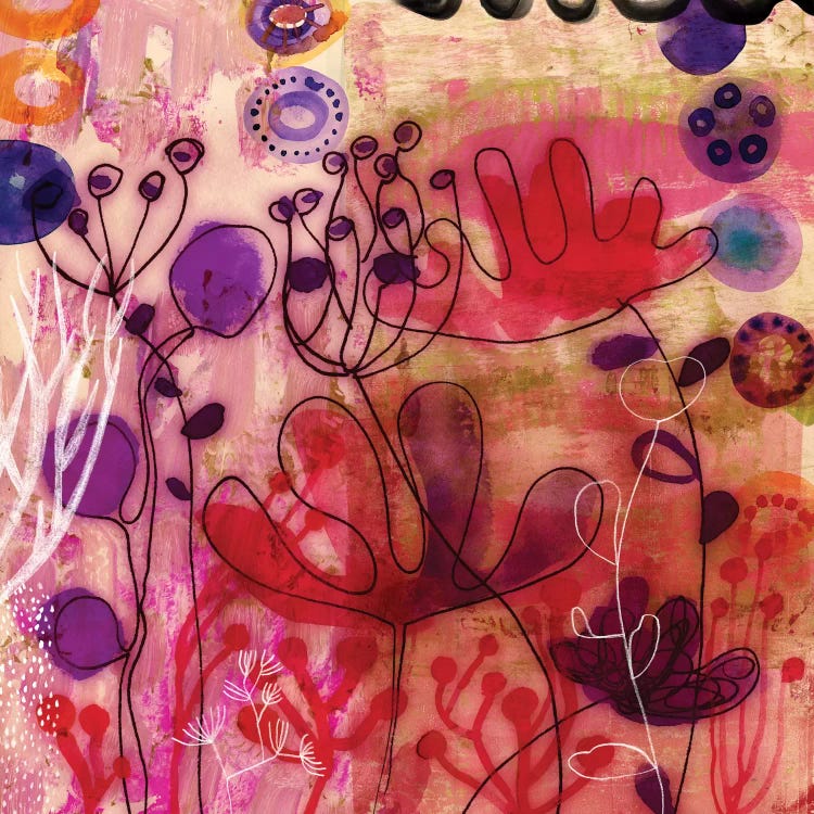 Sea Flowers by Sara Franklin canvas print
