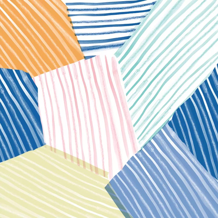 Sea Stripes by Sara Franklin wall art