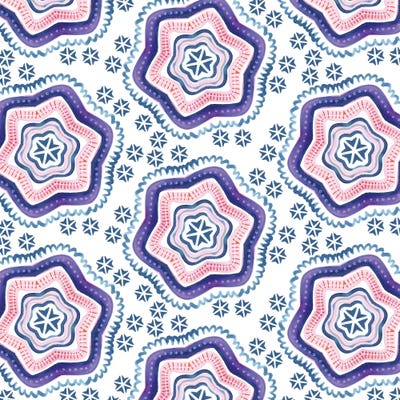 Star Symmetry by Sara Franklin multi panel art