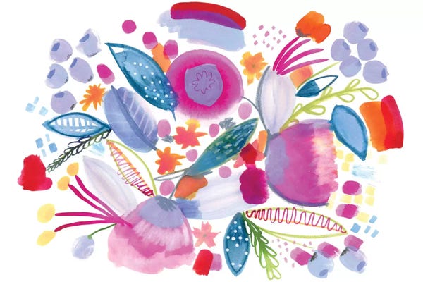 Abstract Watercolors: Sweet Honey by Sara Franklin