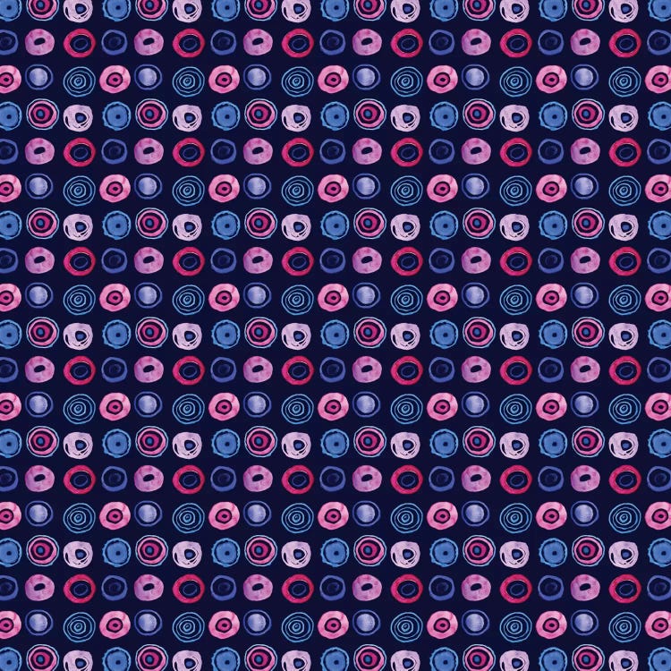 Blue Dots by Sara Franklin wall art