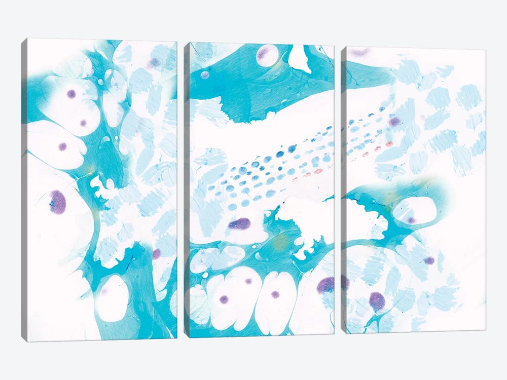 Turquoise Marble by Sara Franklin 3-piece Canvas Artwork
