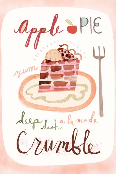 Apple Pie by Sara Franklin canvas print