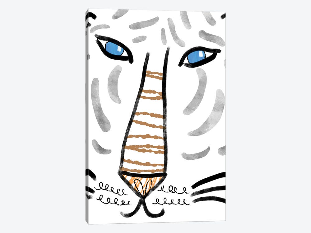 Blue Eyed Tiger by Sara Franklin 1-piece Art Print