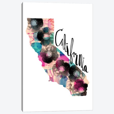 California Photo Poppies Canvas Print #SFR177} by Sara Franklin Canvas Print
