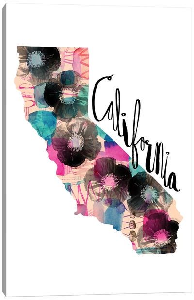California Photo Poppies Canvas Art Print - Sara Franklin