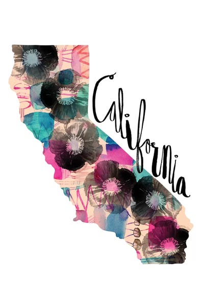 American Décor: California Photo Poppies by Sara Franklin