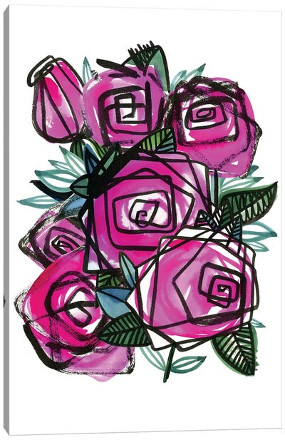 Roses Canvas Art Print - Sara Franklin