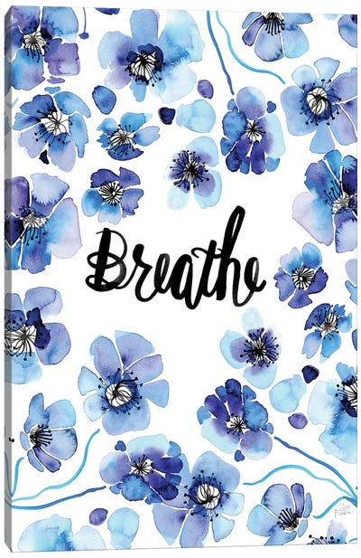 Breathe Canvas Art Print - Sara Franklin