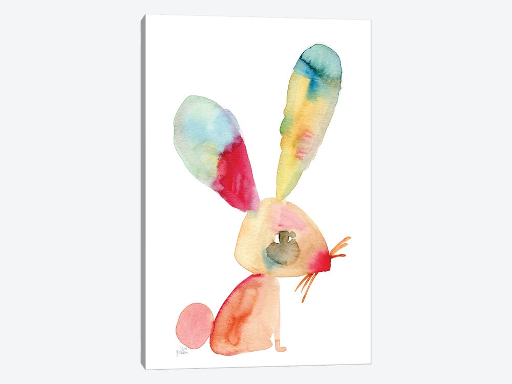 Bunny by Sara Franklin 1-piece Canvas Art Print