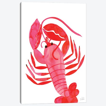 Lobster Canvas Print #SFR209} by Sara Franklin Canvas Art