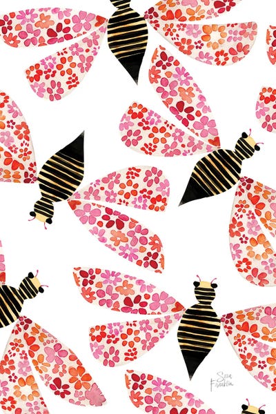 Bees: Boho Bees by Sara Franklin