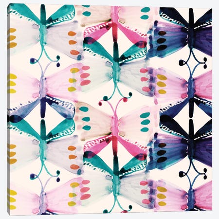 Butterfly Wings Canvas Print #SFR28} by Sara Franklin Art Print