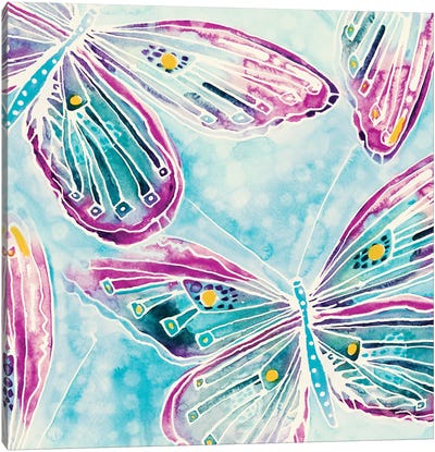 Butterfly Wonder Canvas Art Print - Sara Franklin
