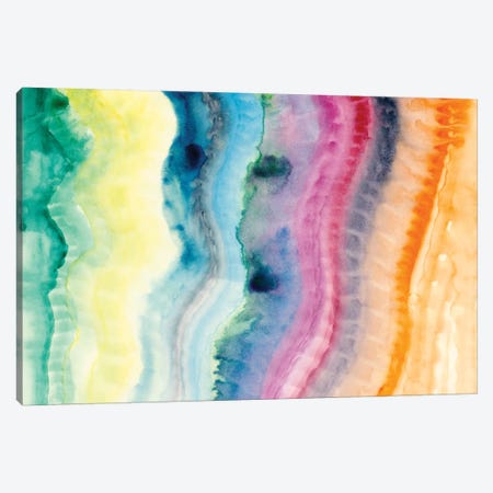 Chasing Rainbows Canvas Print #SFR33} by Sara Franklin Canvas Art