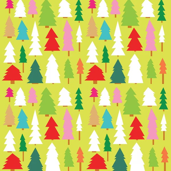 Floral & Botanical Patterns: Christmas Trees by Sara Franklin