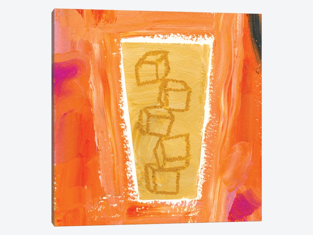 Coffee Cubes by Sara Franklin 1-piece Art Print