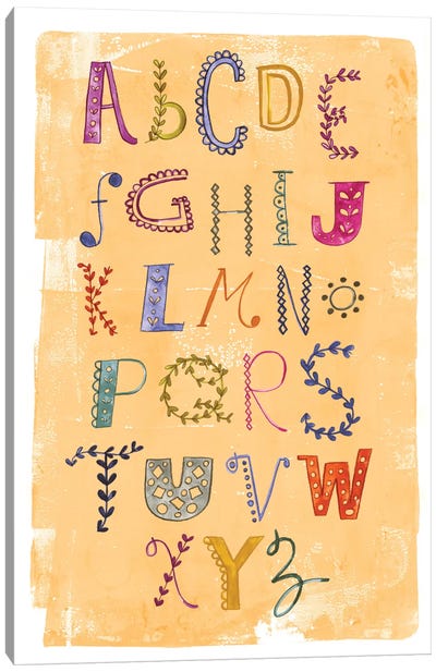 Alphabet Canvas Art Print - Pre-K & Kindergarten