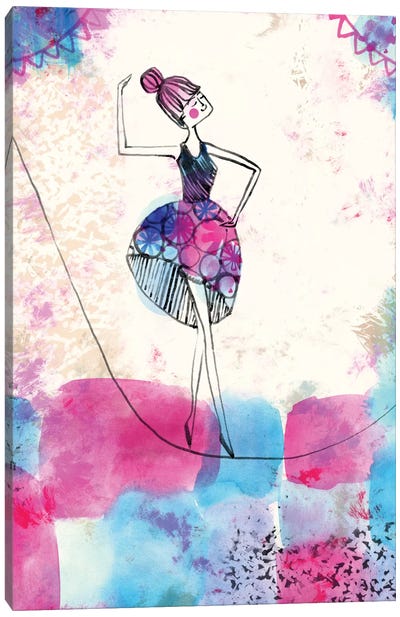 Ballerina Canvas Art Print - Sara Franklin