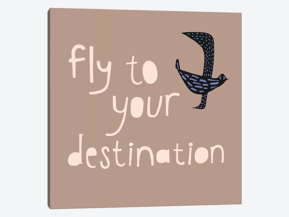 Fly To Your Destination by Sara Franklin 1-piece Canvas Art