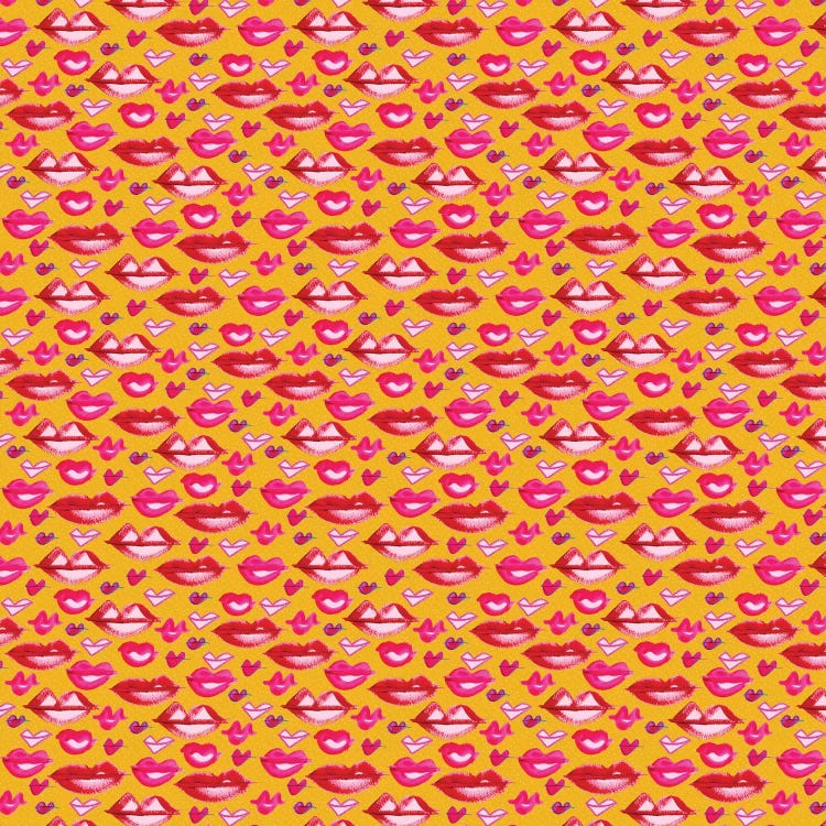 Lips Pattern by Sara Franklin wall art