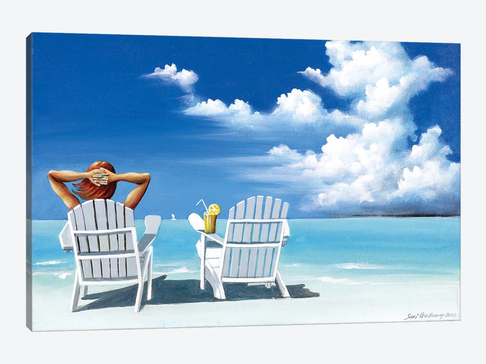 Watching Clouds by Susi Galloway 1-piece Canvas Artwork
