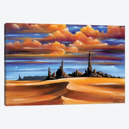 Monument Valley Canvas Print #SGA13} by Susi Galloway Canvas Wall Art