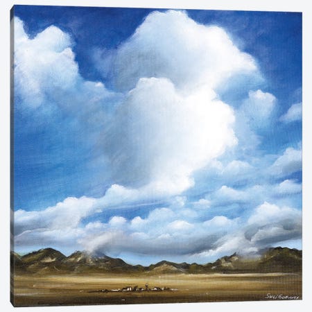 The Rockies Canvas Print #SGA14} by Susi Galloway Art Print
