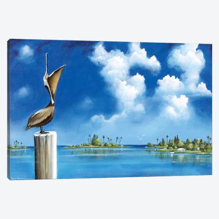 Good Morning, Florida Canvas Print #SGA19} by Susi Galloway Canvas Wall Art