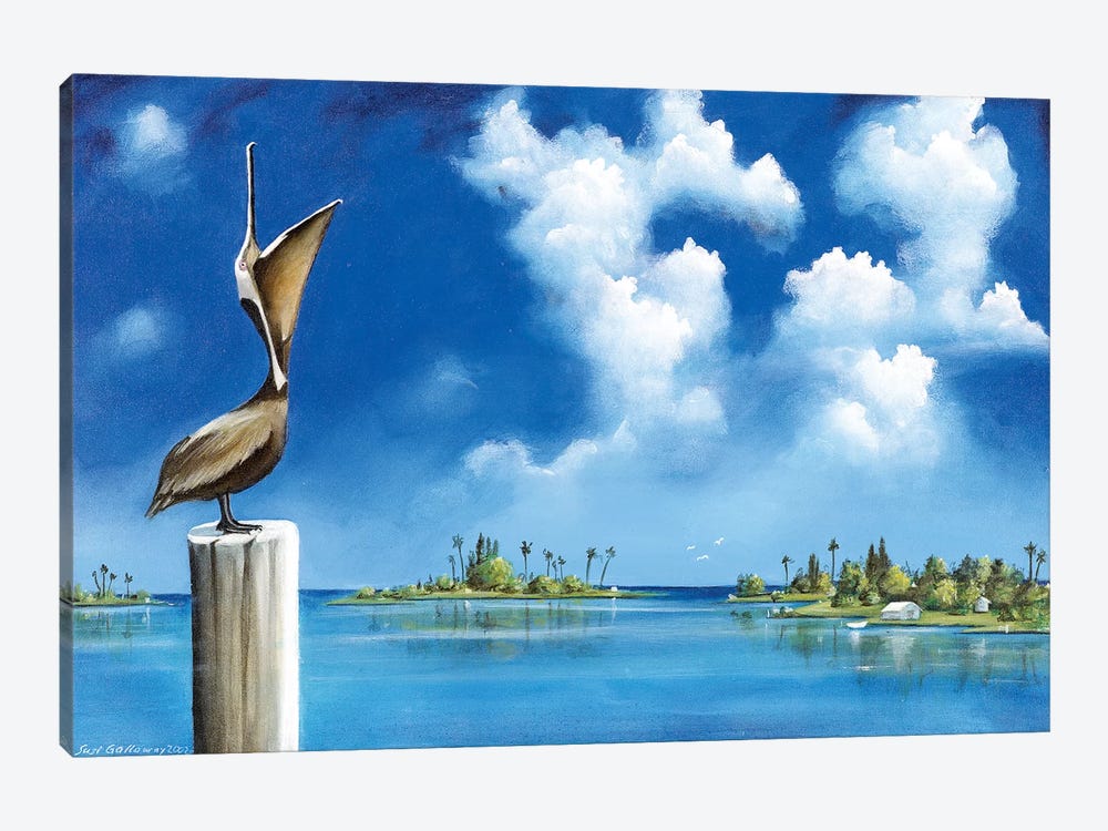 Good Morning, Florida by Susi Galloway 1-piece Canvas Print