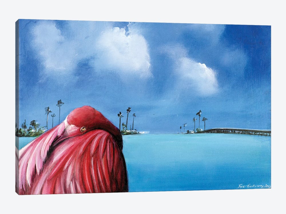 Pink Flamingo by Susi Galloway 1-piece Canvas Art