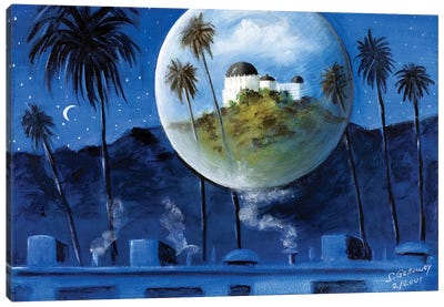 Midnight Dream In Los Feliz Canvas Art Print - Susi Galloway