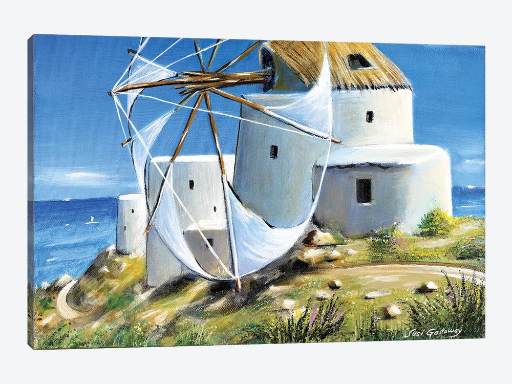 Mill On The Hill by Susi Galloway 1-piece Canvas Art