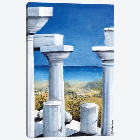Once Upon A Time In Greece Canvas Print #SGA28} by Susi Galloway Canvas Art Print