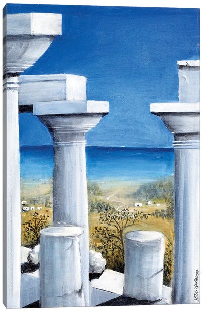 Once Upon A Time In Greece Canvas Art Print - Susi Galloway