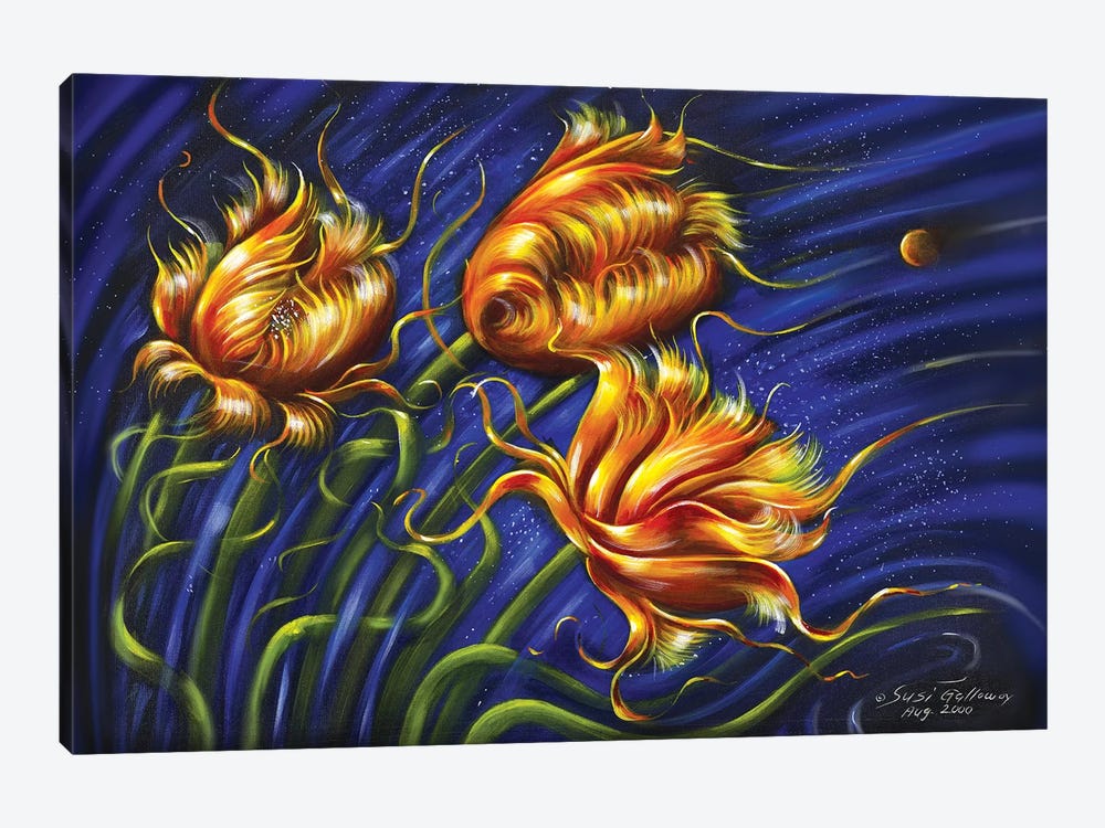 Spulips by Susi Galloway 1-piece Canvas Print