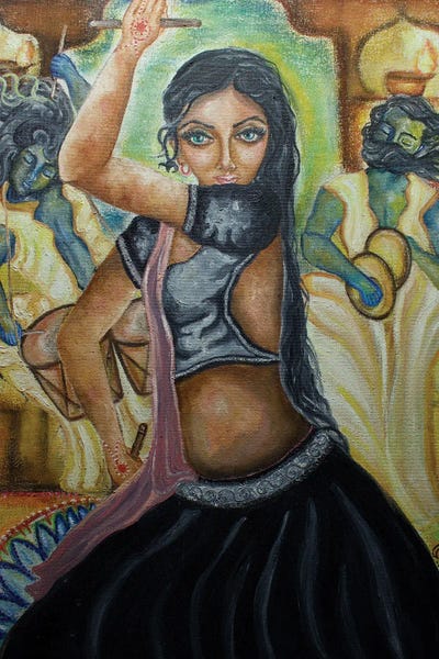 Dance With Me by Sangeetha Bansal metal wall art