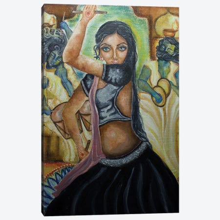 Dance With Me Canvas Print #SGB15} by Sangeetha Bansal Canvas Wall Art