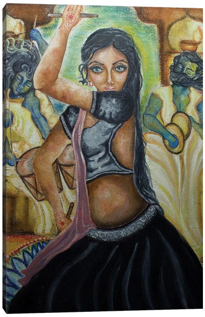 Dance With Me Canvas Art Print - Indian Décor