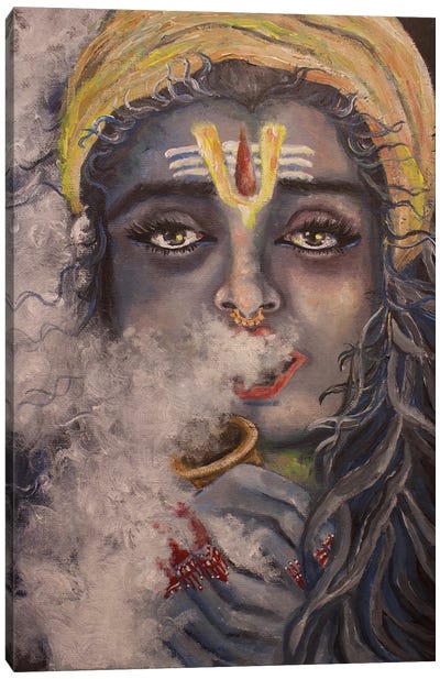 Aghori Canvas Art Print - Indian Décor