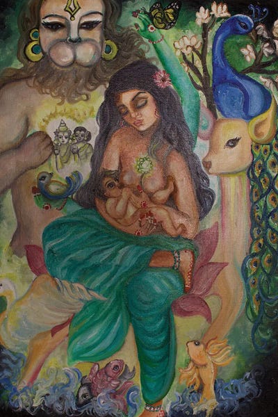 Sangeetha Bansal: Heart Chakra Goddess by Sangeetha Bansal