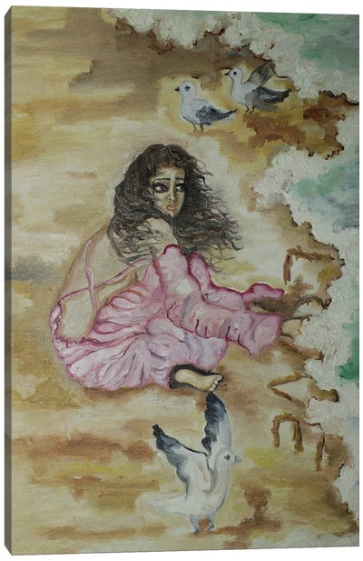 Love Washing Away Canvas Art Print - Sangeetha Bansal