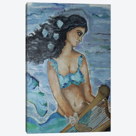 Mermaid Canvas Print #SGB39} by Sangeetha Bansal Art Print