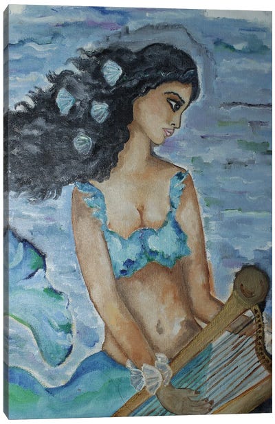 Mermaid Canvas Art Print - Sangeetha Bansal