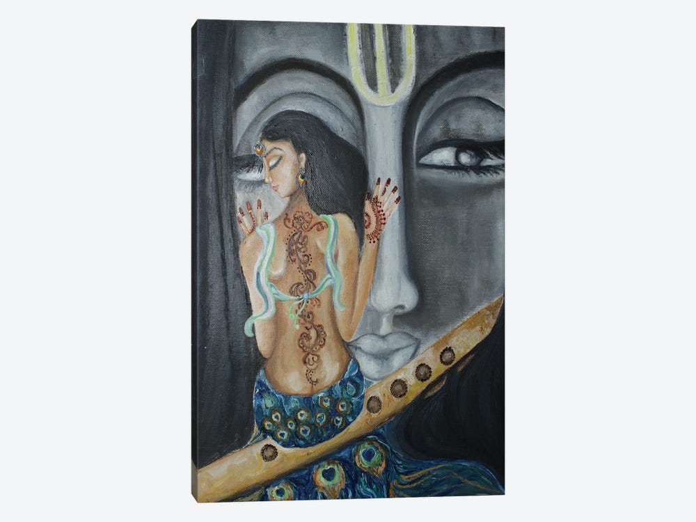 Flute Of Love by Sangeetha Bansal 1-piece Art Print