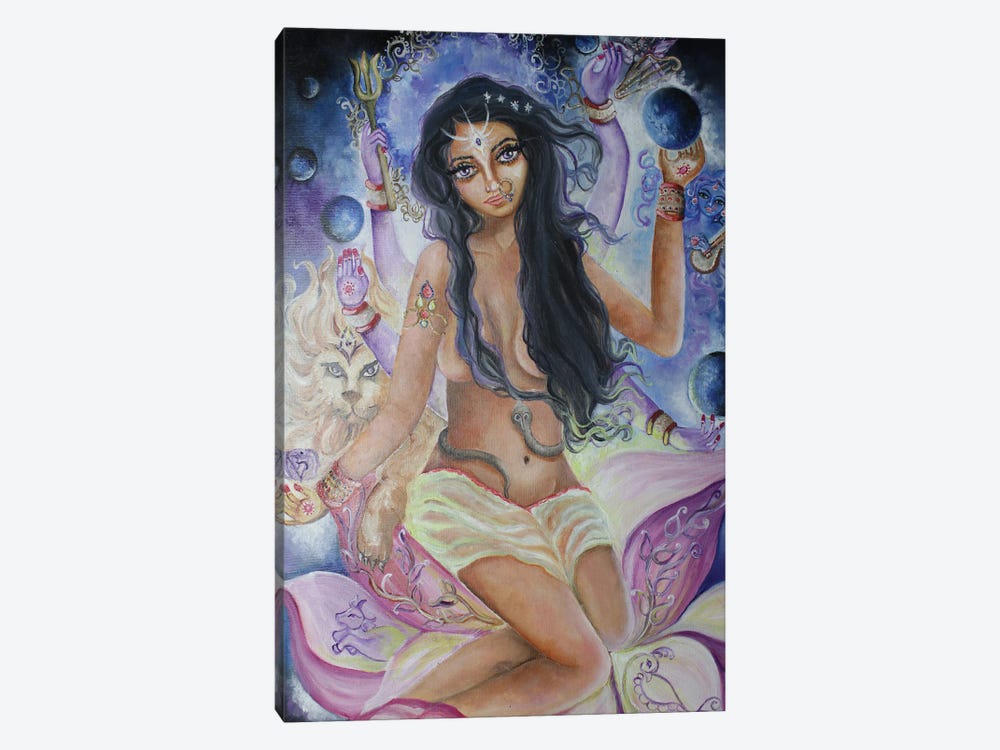 Third Eye Chakra Goddess by Sangeetha Bansal 1-piece Art Print