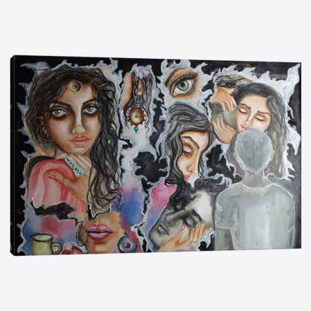 Memories Canvas Print #SGB46} by Sangeetha Bansal Art Print